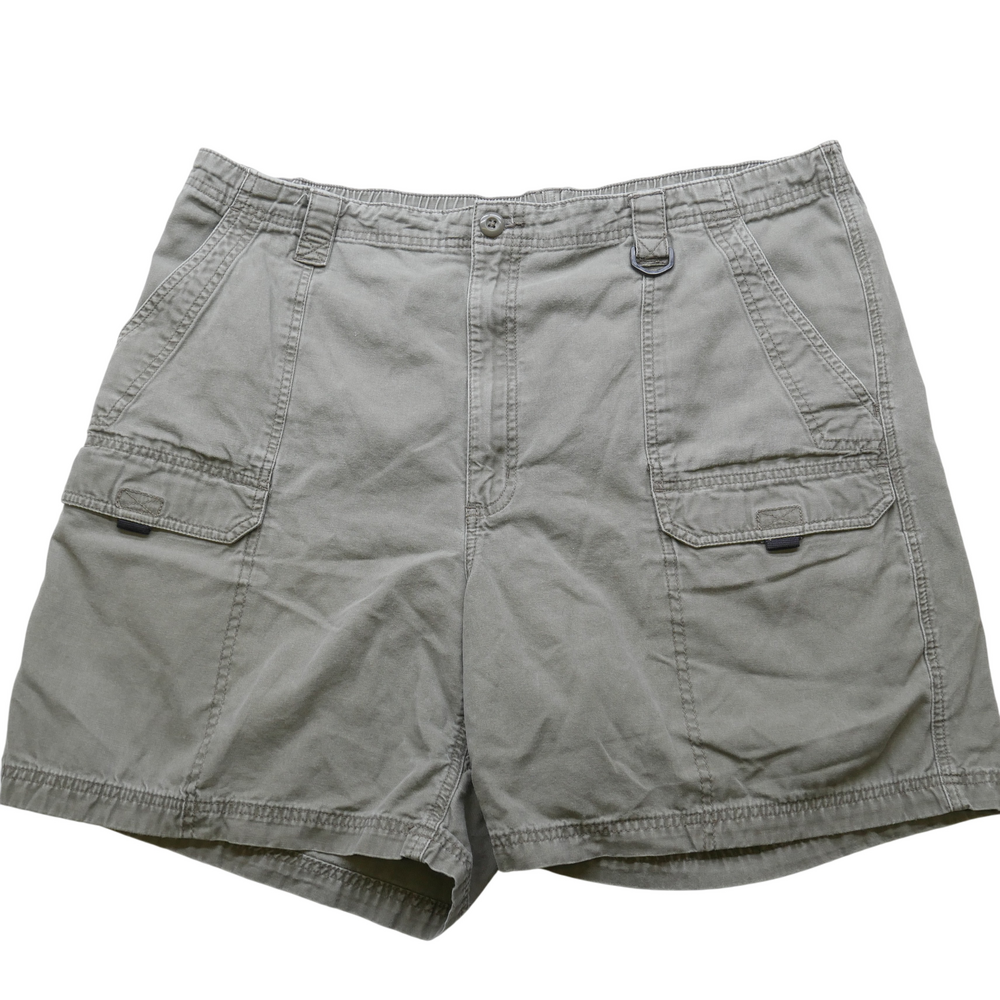 Wrangler Shorts Mens Size 40 Cargo Outdoor Utility Lightweight Gray Cotton